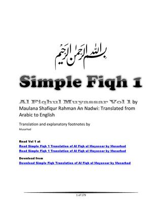 Download al fiqh al muyassar pdf to document